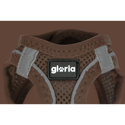 Dog Harness Gloria 28-28,6 cm Brown XXS 24-26 cm - Hilman kauppa