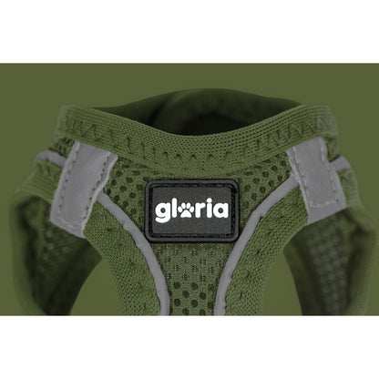 Dog Harness Gloria 41,4-43 cm Green S 29,4-32,6 cm - Hilman kauppa