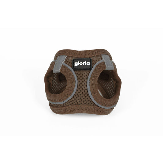 Dog Harness Gloria 45-47 cm Brown L 32,8-35,4 cm - Hilman kauppa