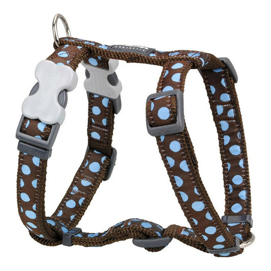 Dog Harness Red Dingo Style Spots 46-76 cm - Hilman kauppa