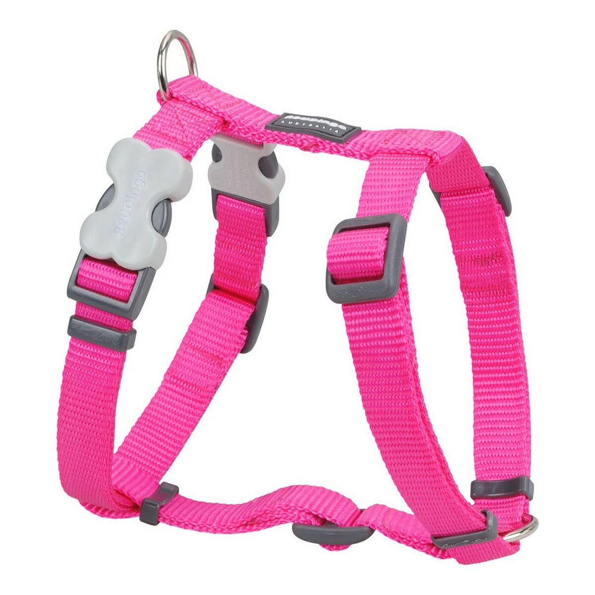 Dog Harness Red Dingo Smooth 46-76 cm Fuchsia - Hilman kauppa