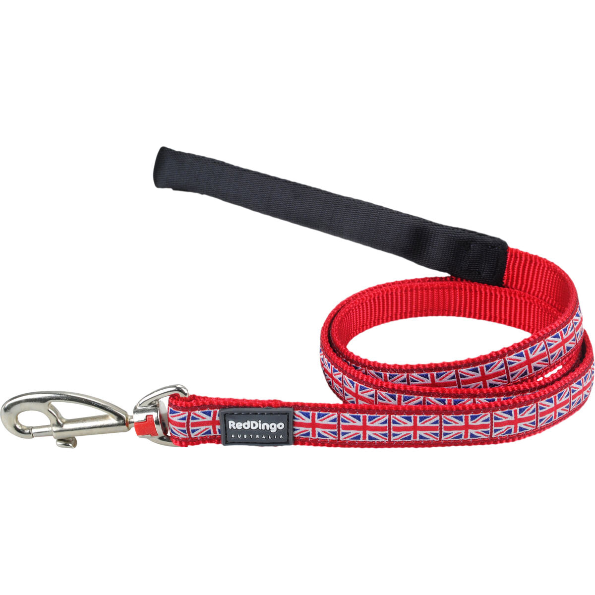 Dog Lead Red Dingo Union Jack 1,2 m Red 1.2 x 120 cm - Hilman kauppa