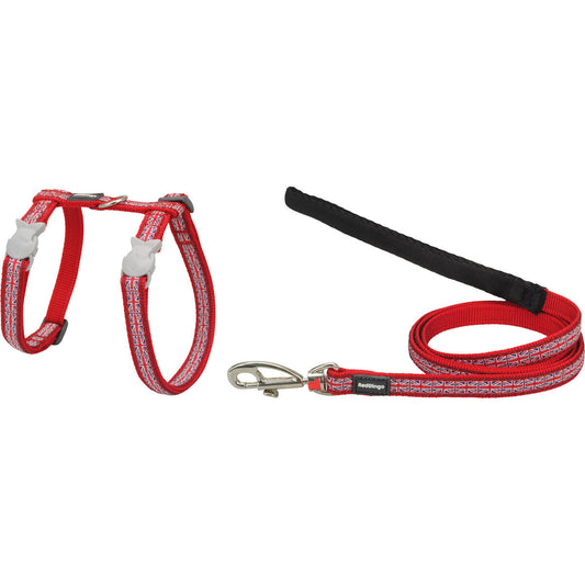 Dog Harness Red Dingo Union Jack 21-35 cm Red - Hilman kauppa