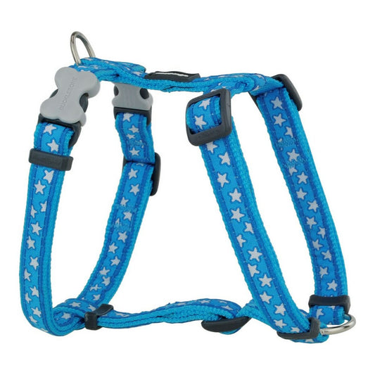 Dog Harness Red Dingo Style Blue Star 30-48 cm - Hilman kauppa