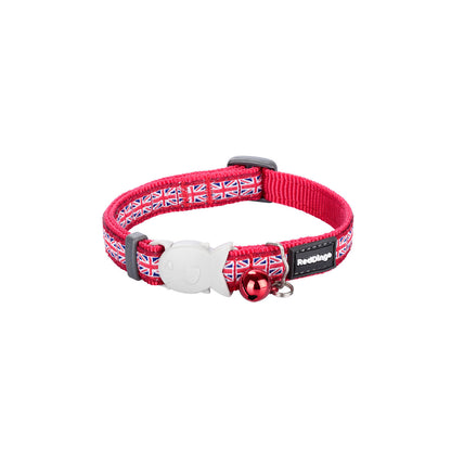 Dog collar Red Dingo STYLE UNION JACK FLAG 31-47 cm - Hilman kauppa