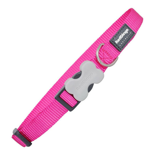 Dog collar Red Dingo Smooth Fuchsia 24-37 cm - Hilman kauppa