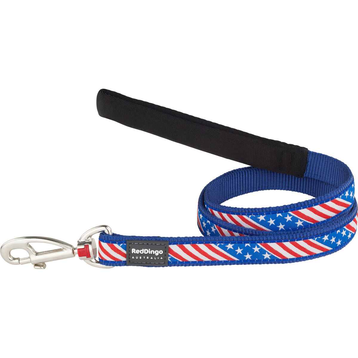 Dog Lead Red Dingo US Flag 1,2 m Blue 1.2 x 120 cm - Hilman kauppa