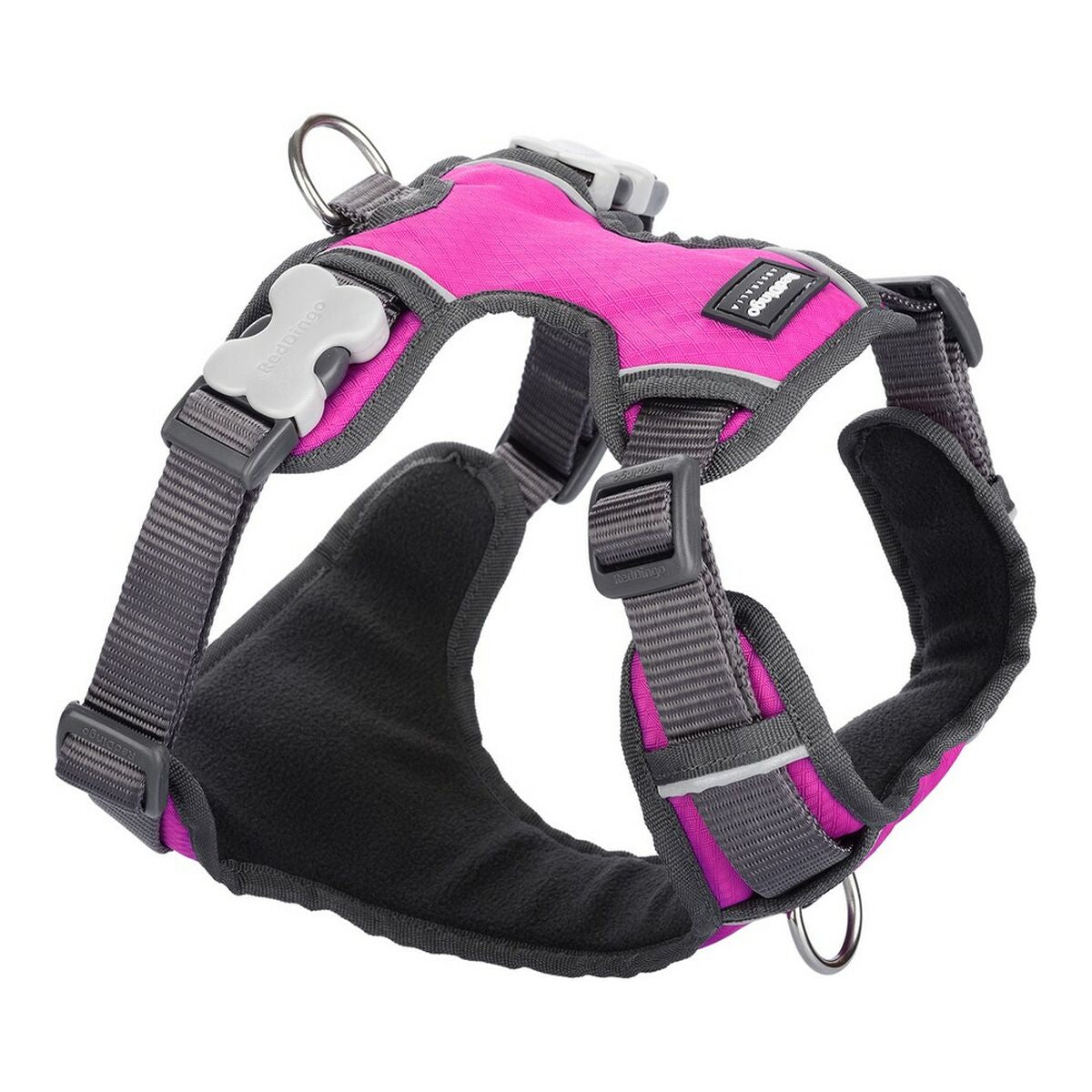 Dog Harness Red Dingo Padded L Fuchsia - Hilman kauppa