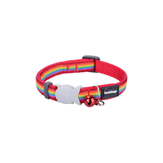 Dog collar Red Dingo STYLE RAINBOW 41-63 cm - Hilman kauppa