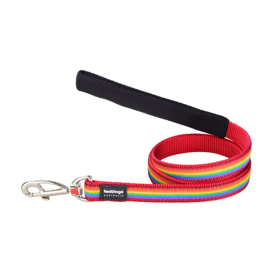 Dog Lead Red Dingo STYLE RAINBOW 2 x 120 cm - Hilman kauppa