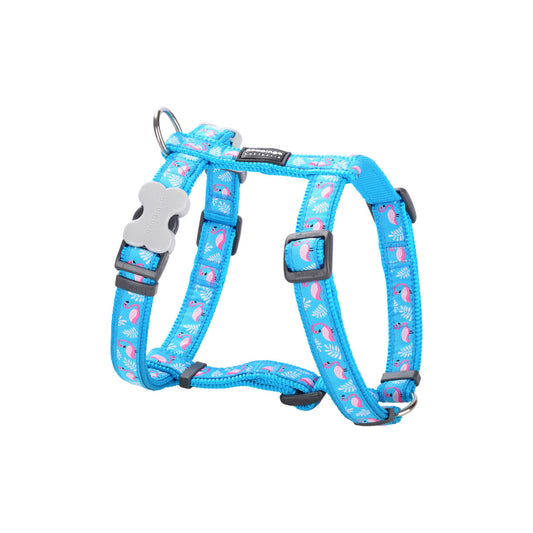 Dog Harness Red Dingo STYLE FLAMINGO 36-54 cm Turquoise 30-48 cm - Hilman kauppa