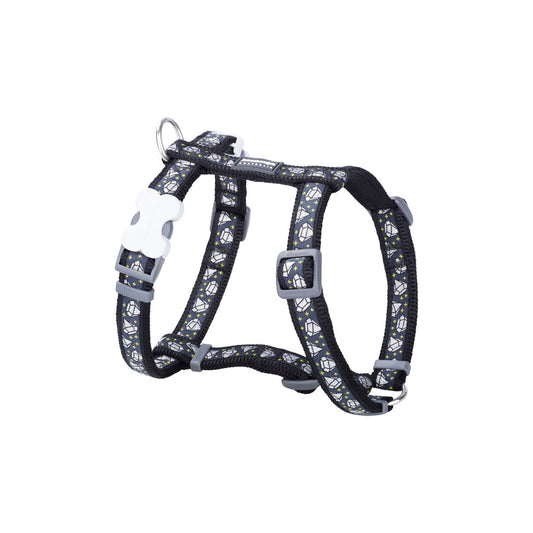 Dog Harness Red Dingo Diamond 25-39 cm Black - Hilman kauppa