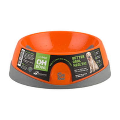 Dog Feeder Lickimat Oh Bowl Orange - Hilman kauppa