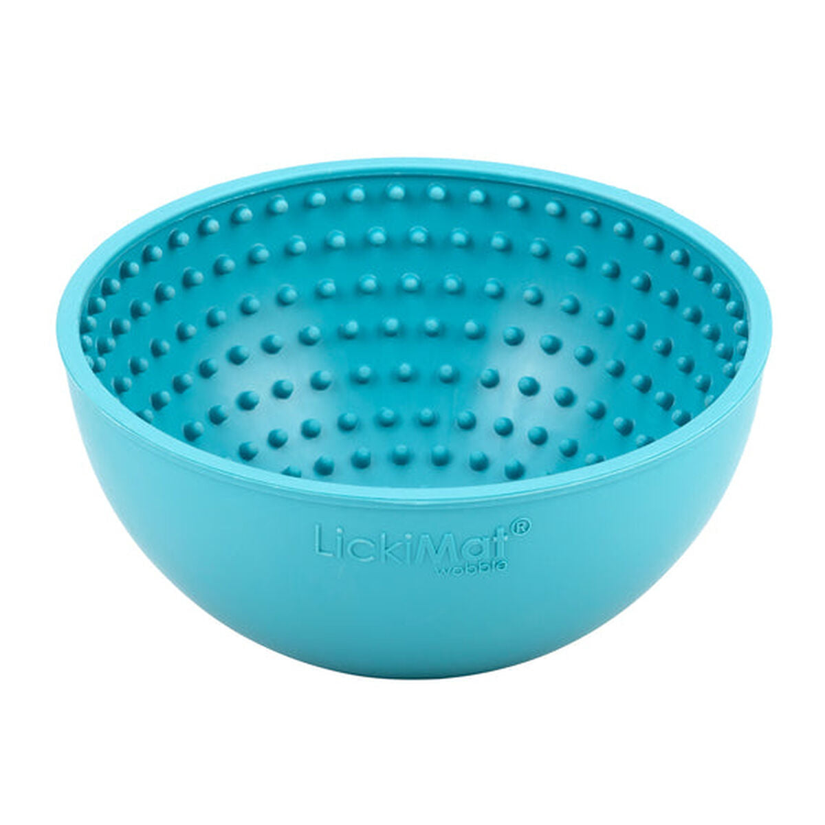 Dog Feeder Lickimat Wobble Turquoise Rubber - Hilman kauppa