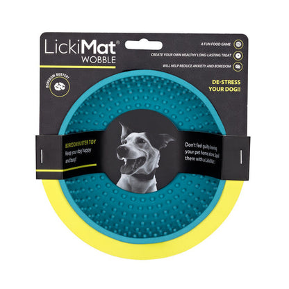 Dog Feeder Lickimat Wobble Turquoise Rubber - Hilman kauppa