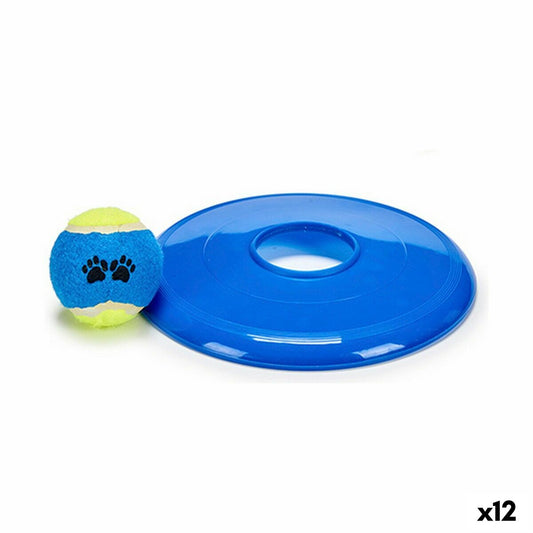 Set of Dog Toys Ball Frisbee Rubber polypropylene (12 Units) - Hilman kauppa