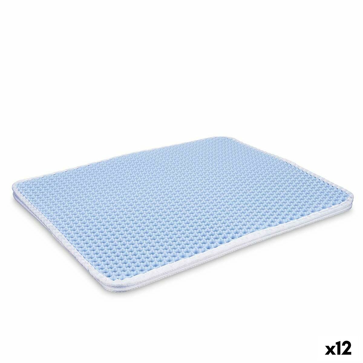 Cat Litter Tray Mat Blue 50 x 40 x 1,5 cm (12 Units) - Hilman kauppa